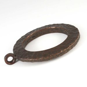 Medium Round Crafstman Hammered Curtain Ring