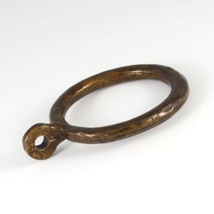 Small Round Hammered Curtain Ring